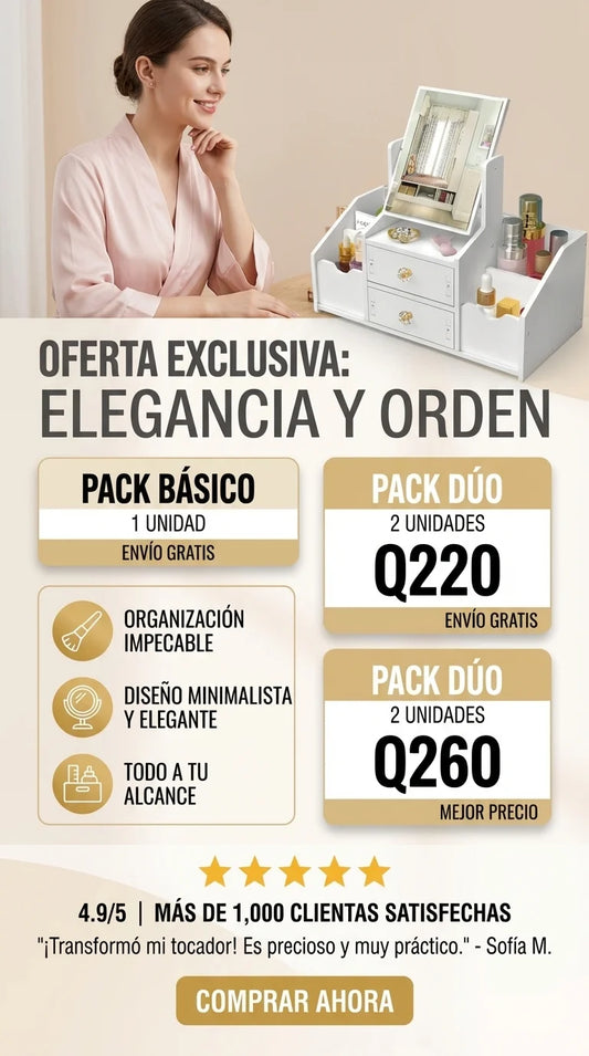 ORGANIZADOR DE MAQUILLAJE