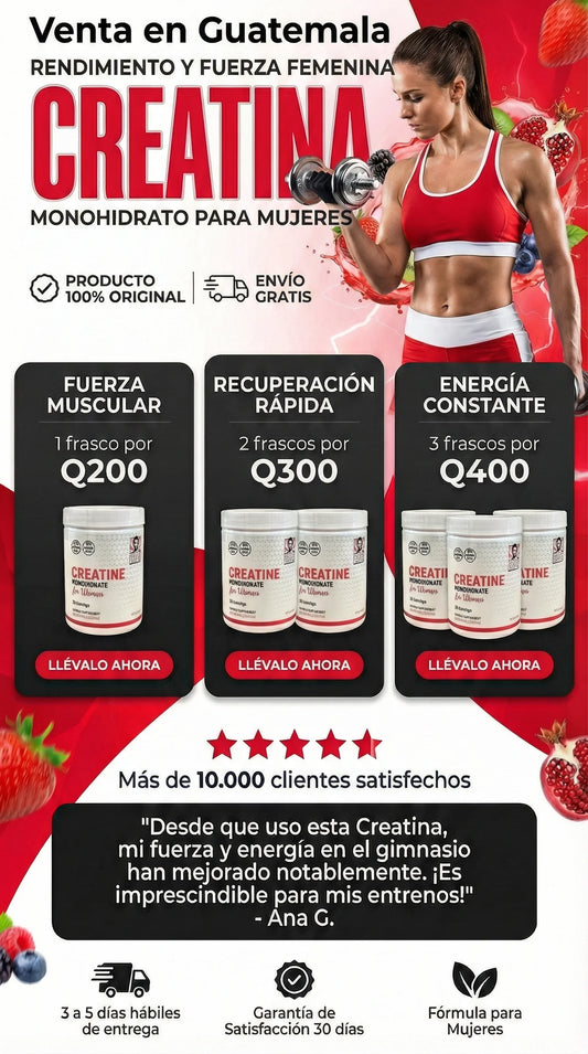 Creatine Monohydrate Powder for Women